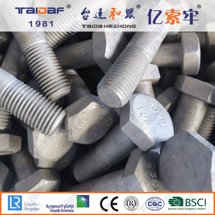 A325/A563/F436 Heavy hex structural bolts